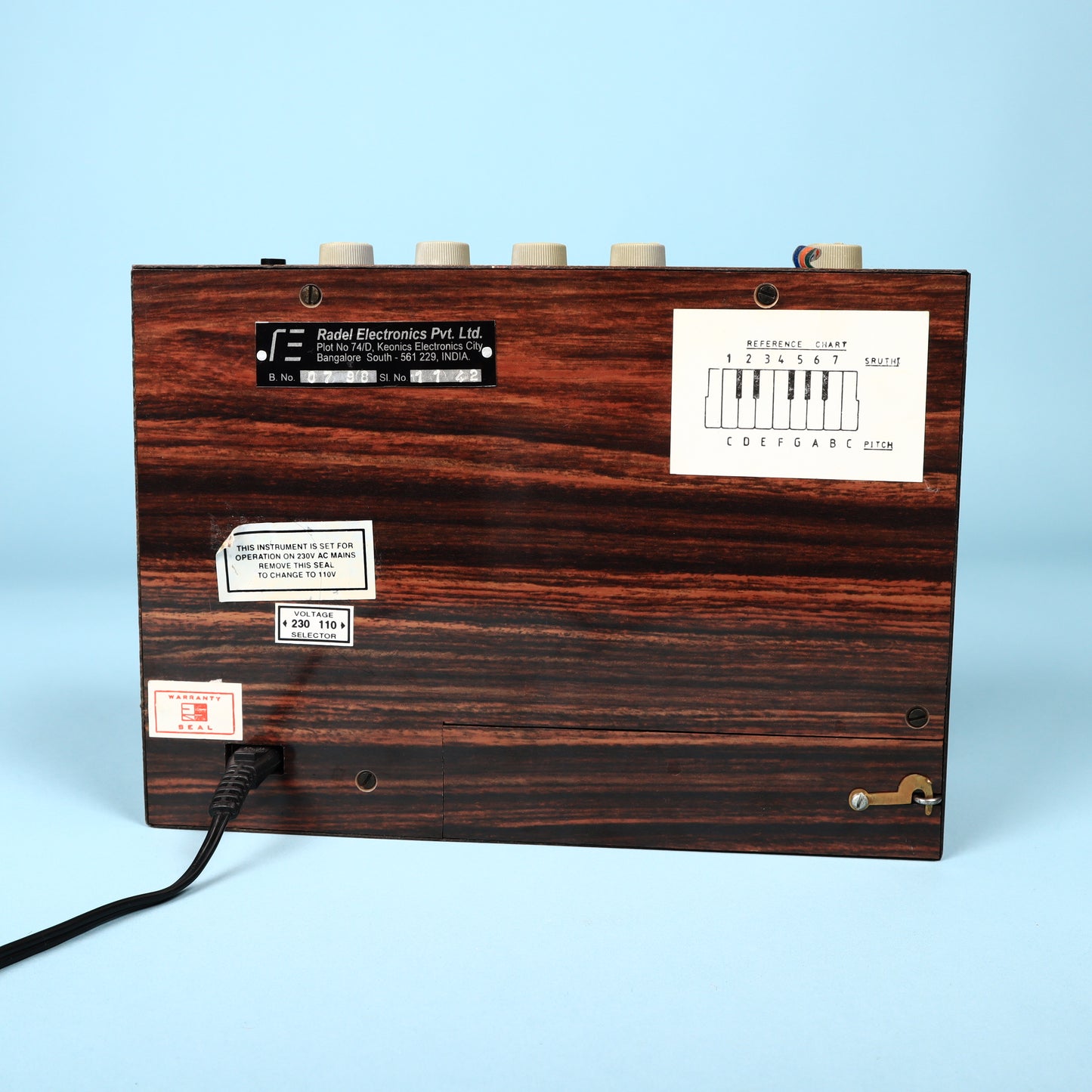 RADEL SAARANG DELUXE Analog Indian Drone Synth Shruti Box DX SOFT Vintage, Rare