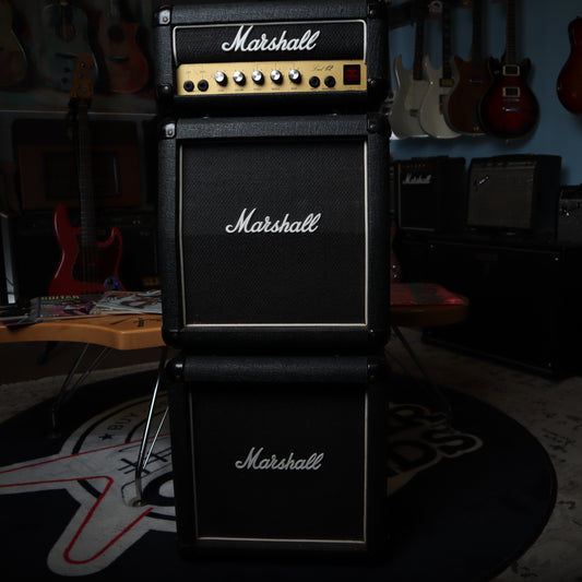 1980's Vintage Marshall Lead 12 Guitar Amplifier Mini Full Stack 3005