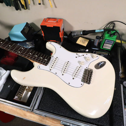 Squier Stratocaster MIJ 1986 Rosewood Fretboard Olympic White