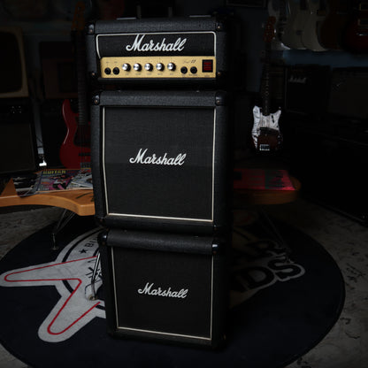 1980's Vintage Marshall Lead 12 Guitar Amplifier Mini Full Stack 3005