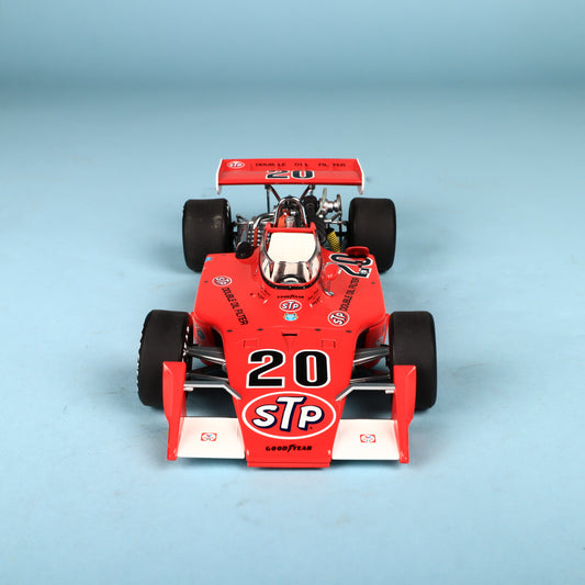 1/18 CAROUSEL 1 AAR EAGLE 1973 INDY 500 WINNER #20 GORDON JOHNCOCK STP DOUBLE