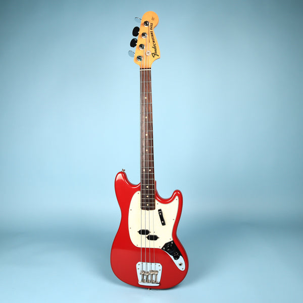 Fender 1968 Mustang Ferrari Dakota Red Short Scale Bass Guitar