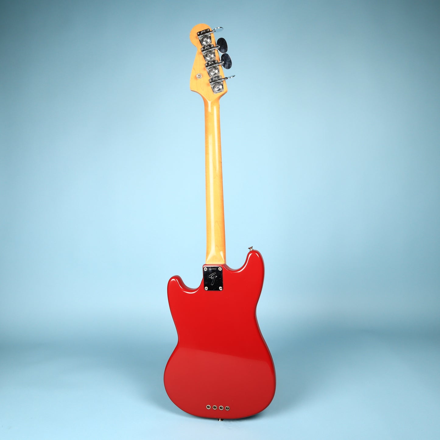 Fender 1968 Mustang Ferrari Dakota Red Short Scale Bass Guitar