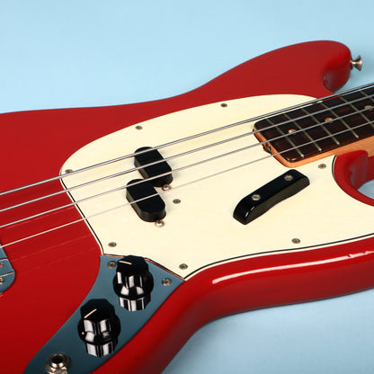 Fender 1968 Mustang Ferrari Dakota Red Short Scale Bass Guitar
