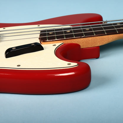 Fender 1968 Mustang Ferrari Dakota Red Short Scale Bass Guitar