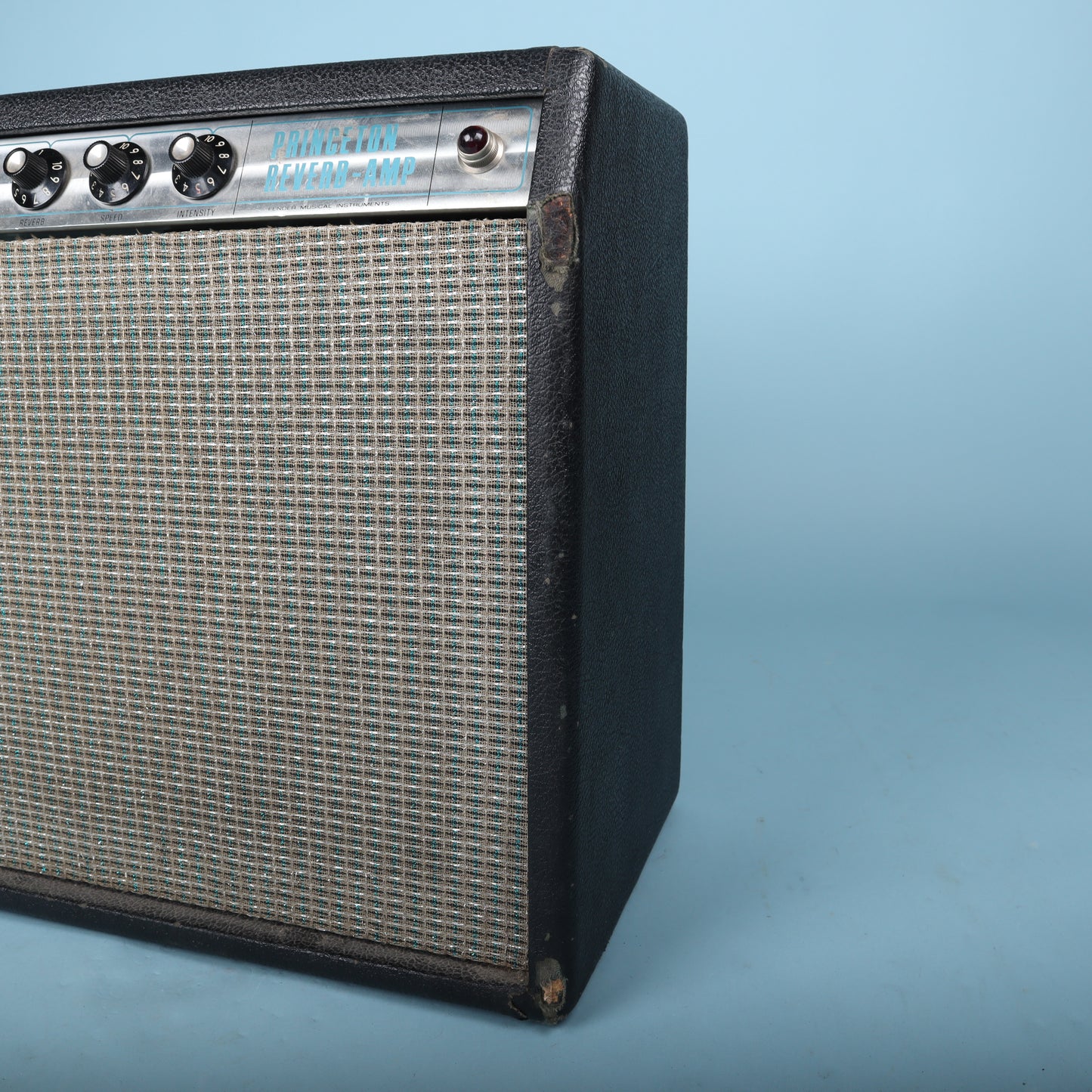 1972 Fender Princeton Reverb Guitar Amplifier Amp Silverface