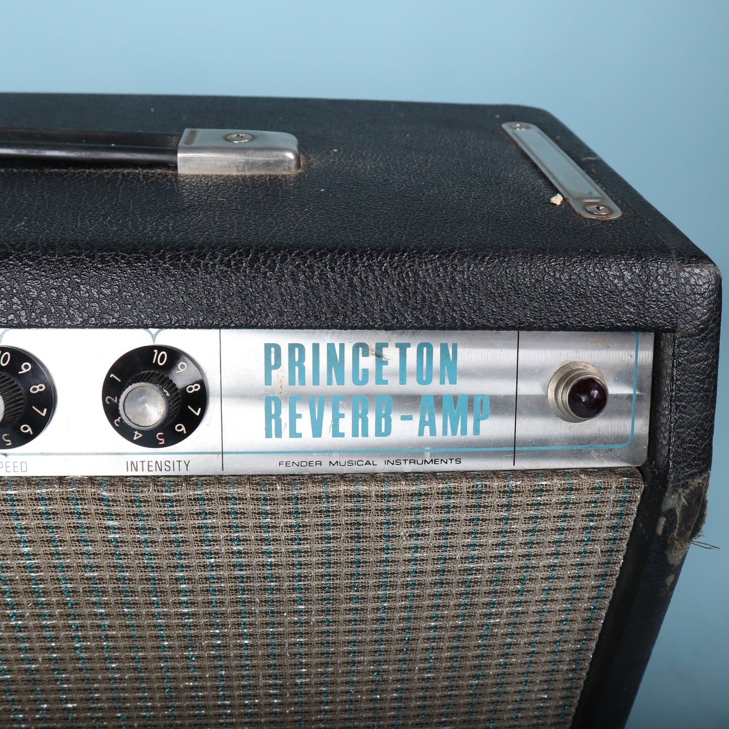 1972 Fender Princeton Reverb Guitar Amplifier Amp Silverface