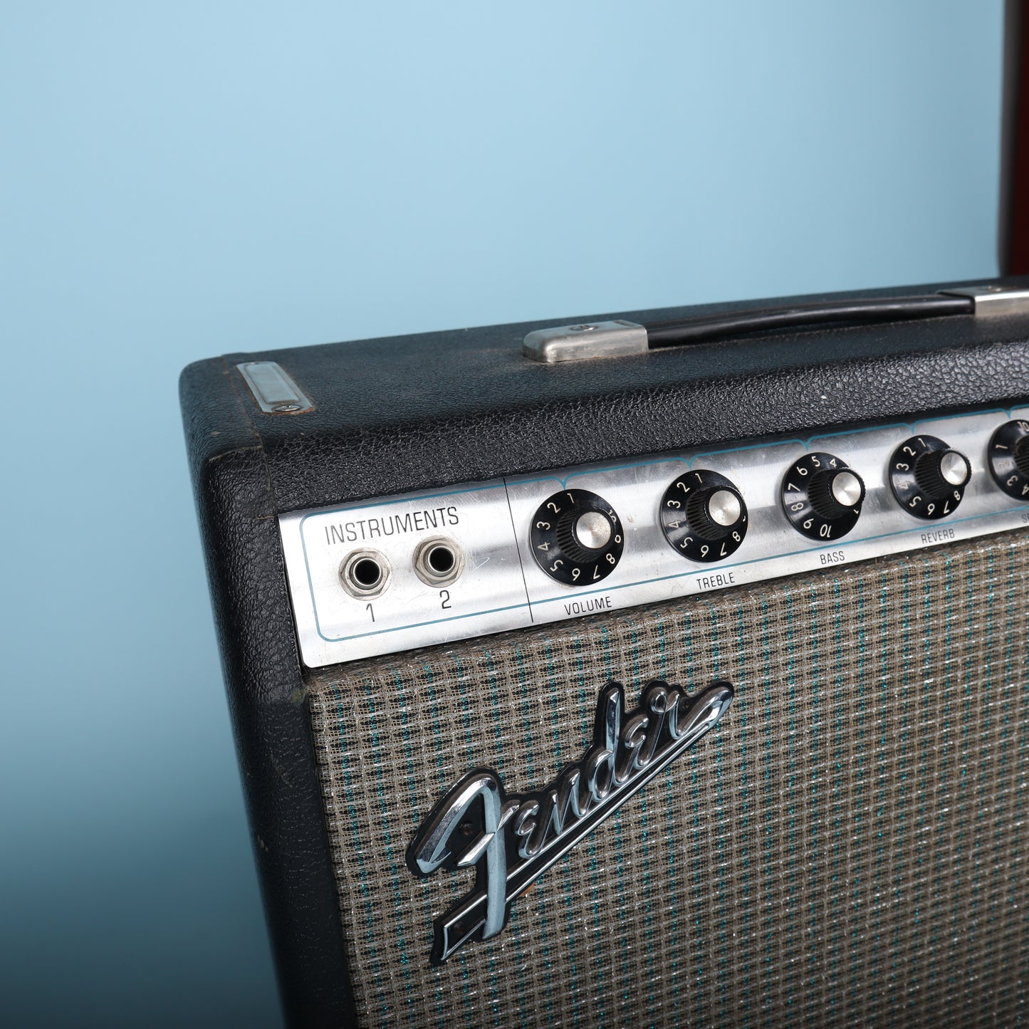 1972 Fender Princeton Reverb Guitar Amplifier Amp Silverface