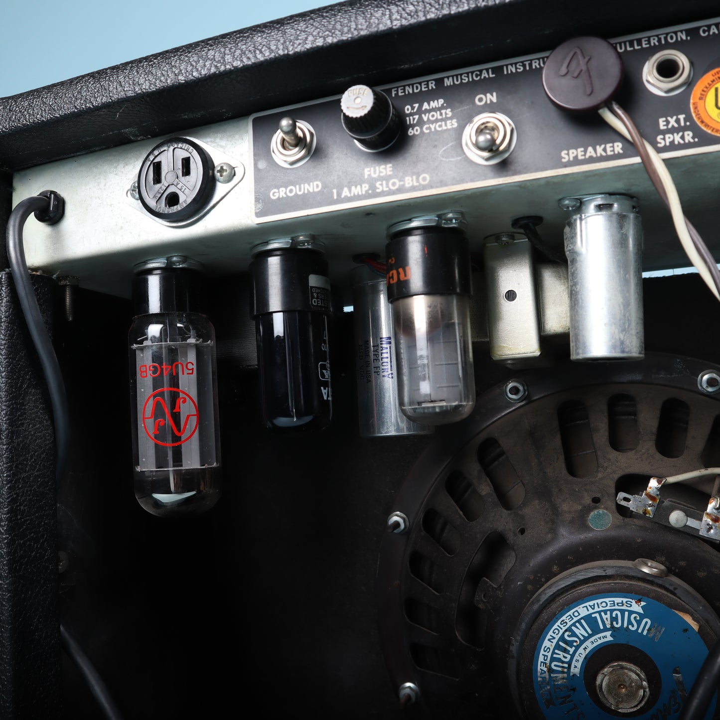 1972 Fender Princeton Reverb Guitar Amplifier Amp Silverface