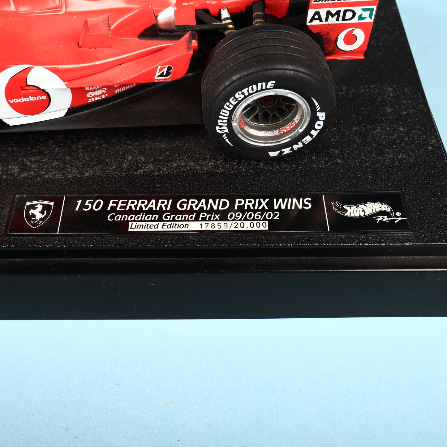 1:18 Hot Wheels Ferrari Grand Prix Winner 2002 Canadian Grand Prix Schumacher