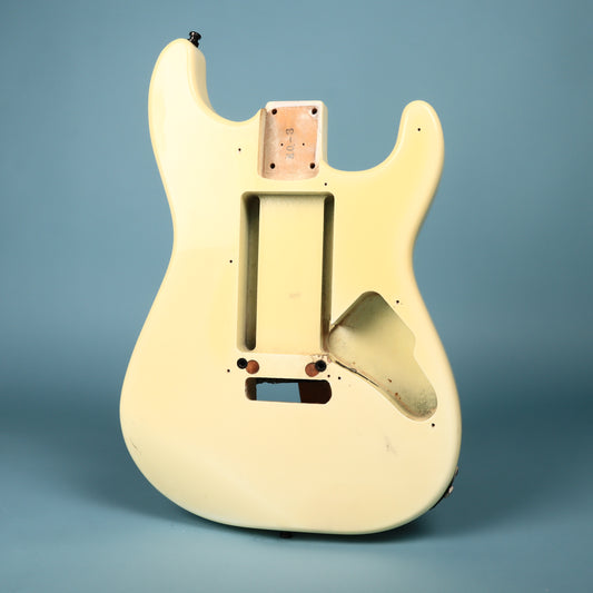 1986 Charvel Model 3A Strat Guitar Body Cream Swimming Pool Route Japan