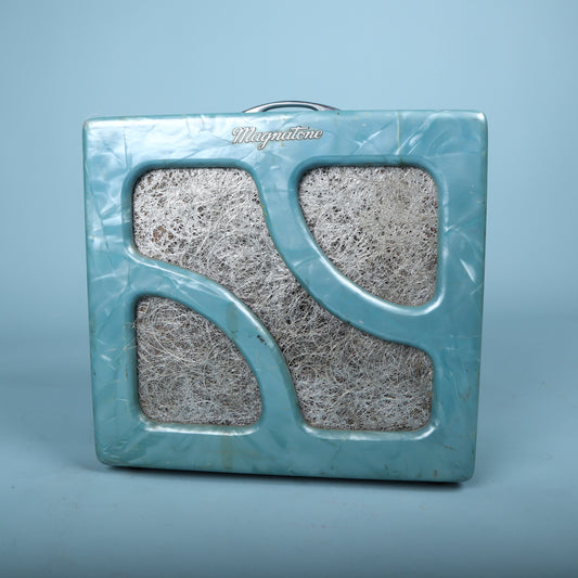 Vintage 1950s Magnatone Blue Pearloid Lap Steel Amplifier