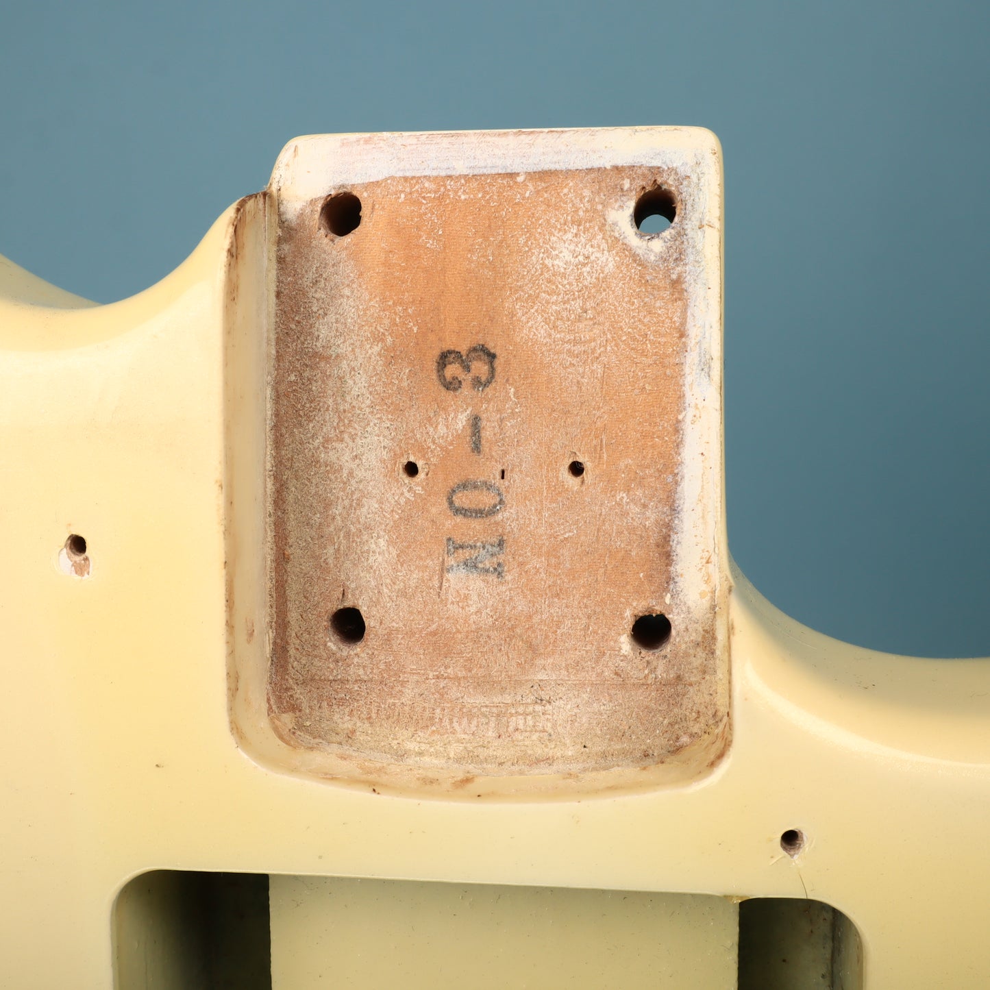 1986 Charvel Model 3A Strat Guitar Body Cream Swimming Pool Route Japan