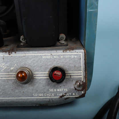 Vintage 1950s Magnatone Blue Pearloid Lap Steel Amplifier