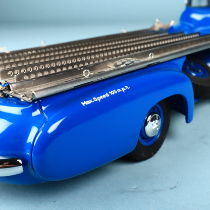 CMC 1:18 Mercedes-Benz Transporter 1954 Renntransporter Blue Wonder