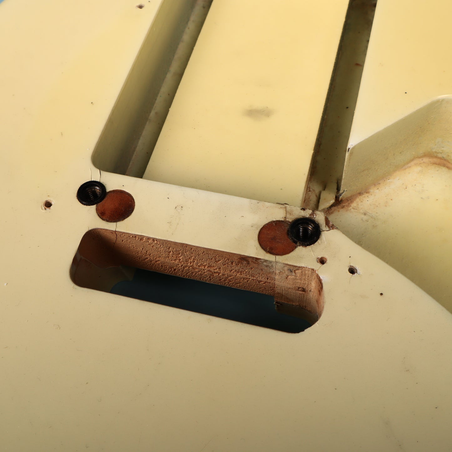 1986 Charvel Model 3A Strat Guitar Body Cream Swimming Pool Route Japan