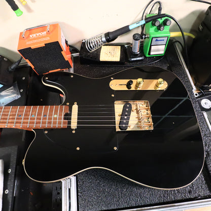Soloking Custom Shop T-Style Electric Guitar Roasted Flame Maple Neck
