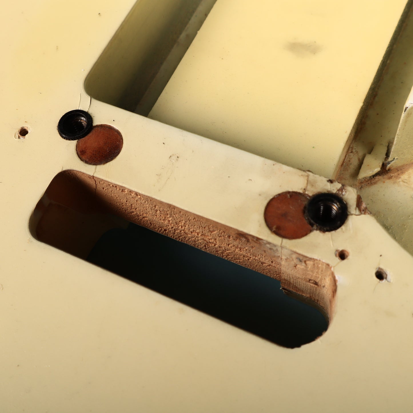 1986 Charvel Model 3A Strat Guitar Body Cream Swimming Pool Route Japan