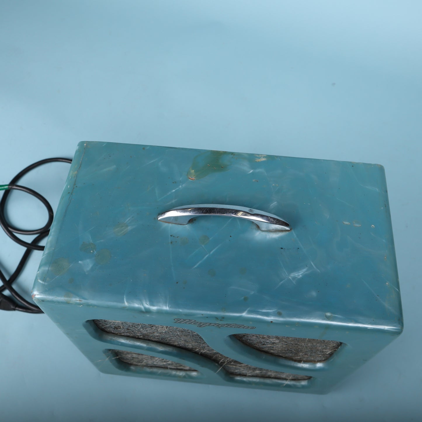 Vintage 1950s Magnatone Blue Pearloid Lap Steel Amplifier