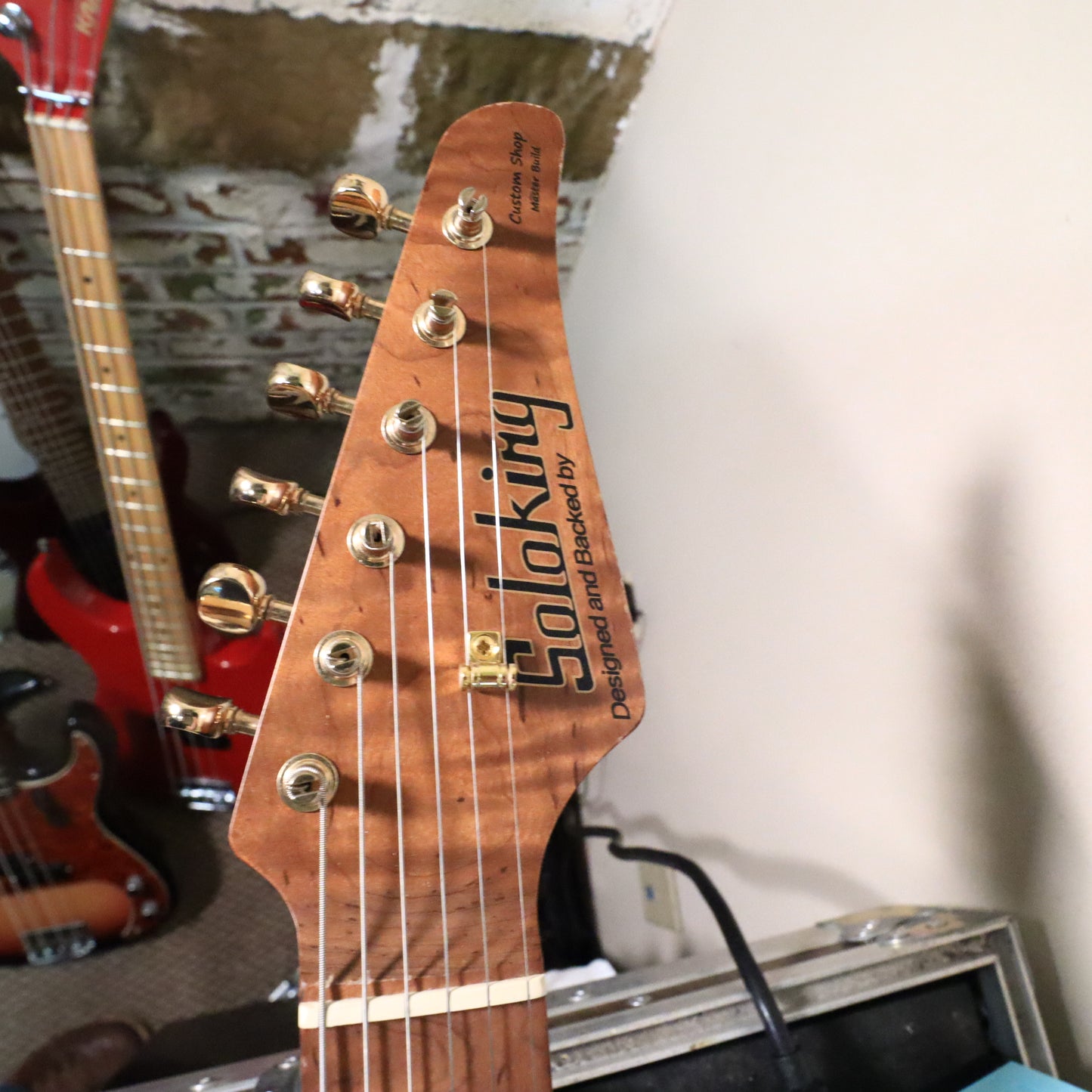 Soloking Custom Shop T-Style Electric Guitar Roasted Flame Maple Neck