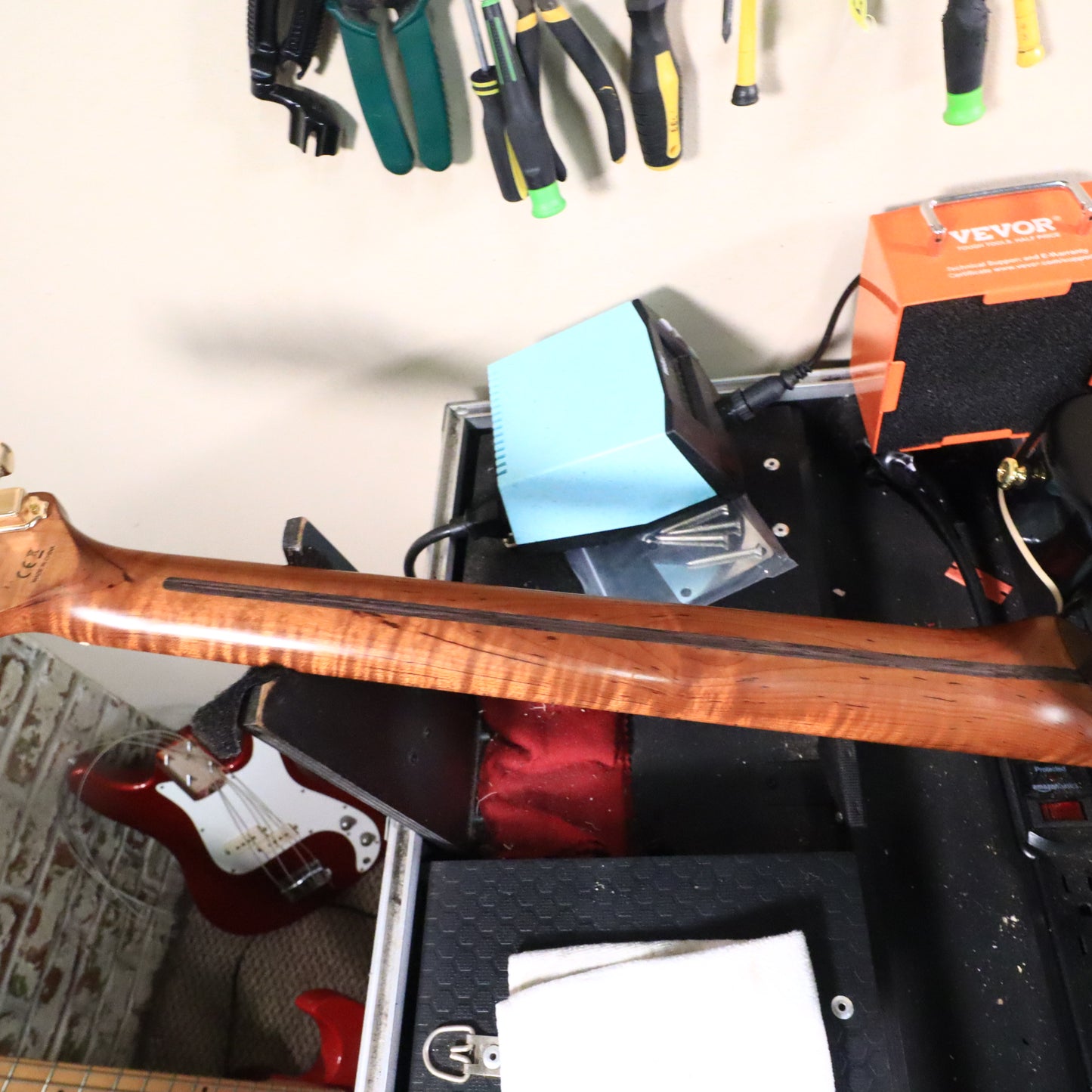Soloking Custom Shop T-Style Electric Guitar Roasted Flame Maple Neck