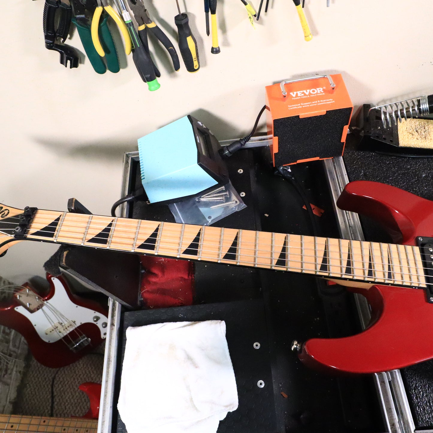 1998 Jackson DK2M Dinky Maple Electric Guitar Metallic Red