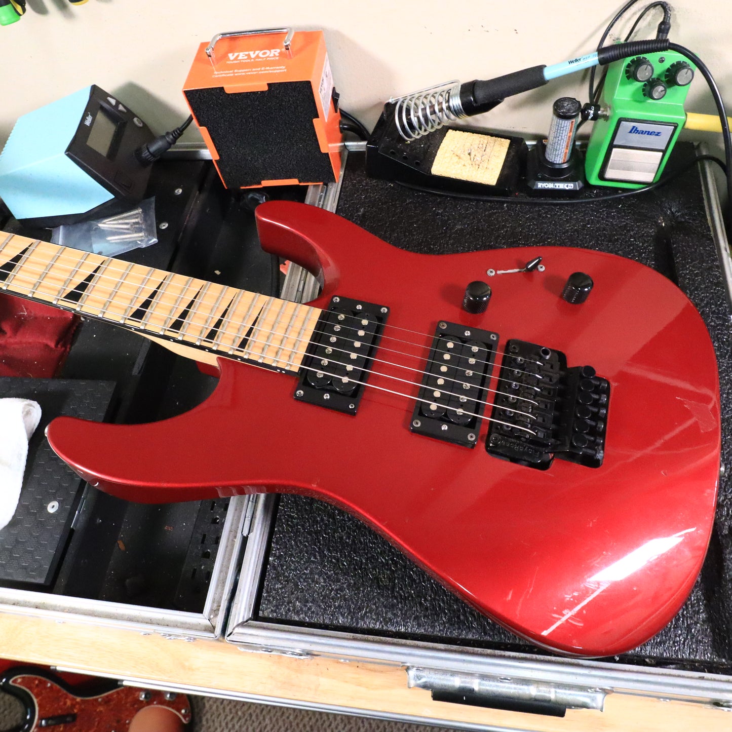 1998 Jackson DK2M Dinky Maple Electric Guitar Metallic Red