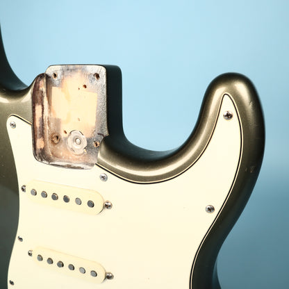 Fender USA Loaded Pickguard Olive Drab Metallic Guitar Body