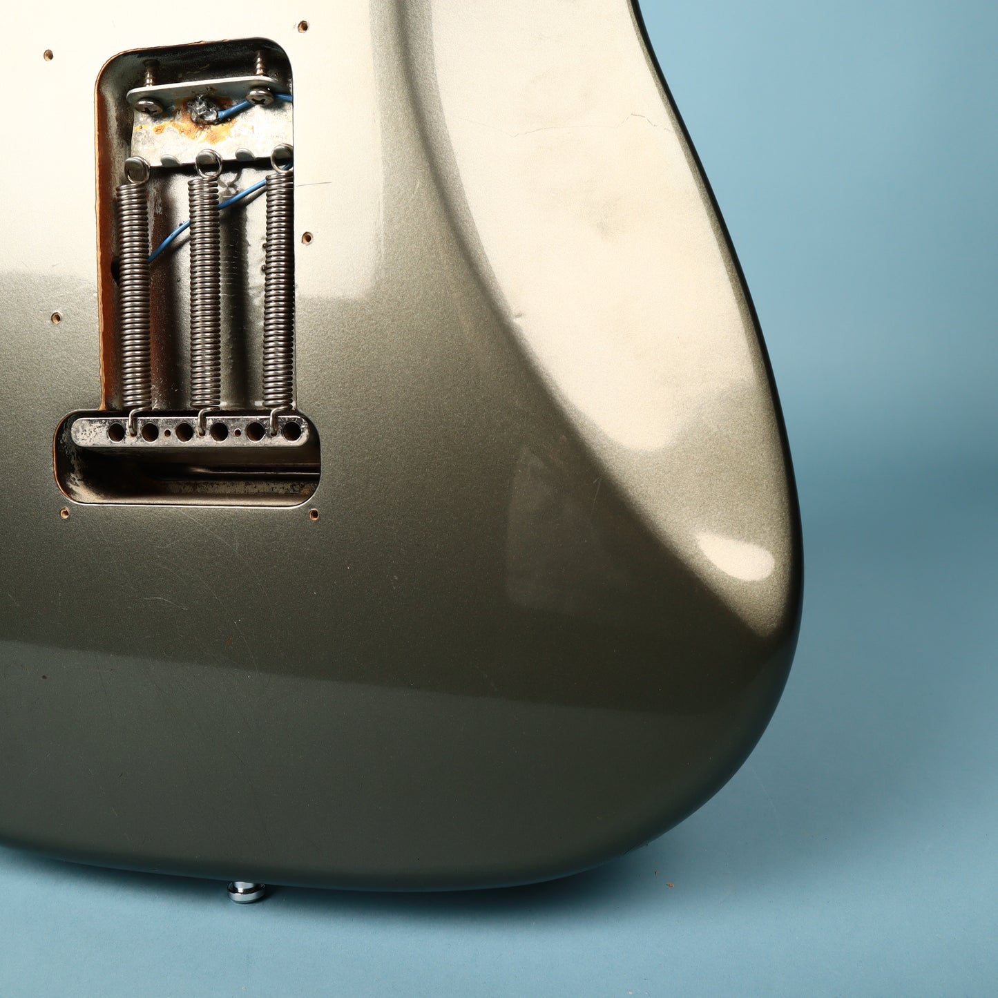 Fender USA Loaded Pickguard Olive Drab Metallic Guitar Body