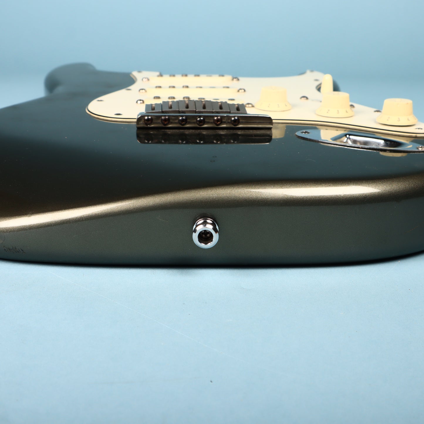 Fender USA Loaded Pickguard Olive Drab Metallic Guitar Body