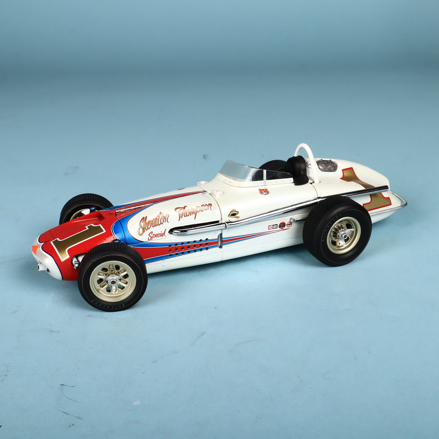 Carousel 1 A.J Foyt #1 Watson Roadster 64 Indy 500 Winner Sheraton Thompson Special