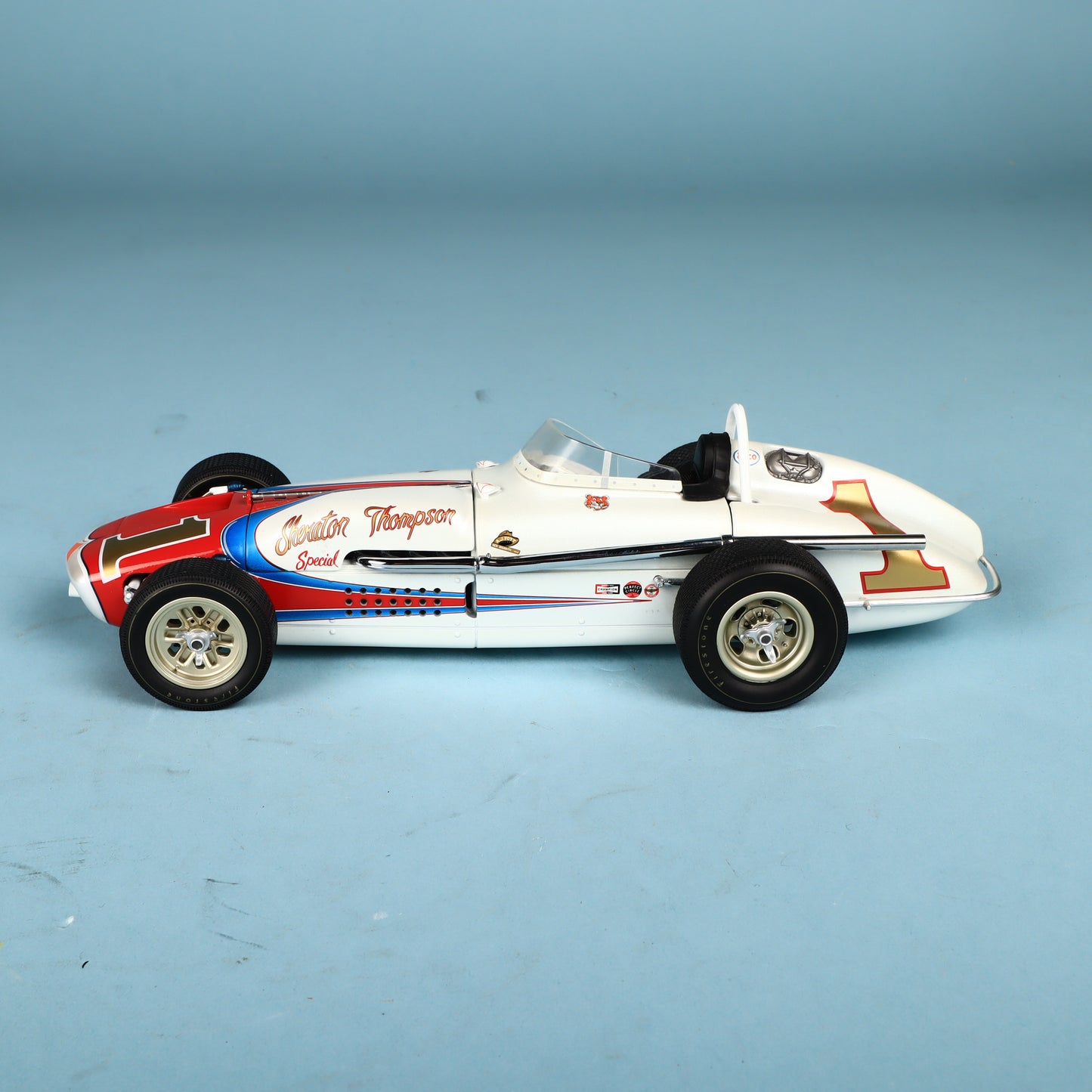 Carousel 1 A.J Foyt #1 Watson Roadster 64 Indy 500 Winner Sheraton Thompson Special