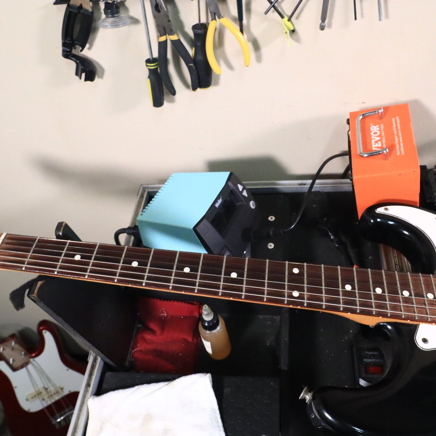 1987 Squier by Fender Stratocaster E-Series MIJ Fujigen Japan System 1