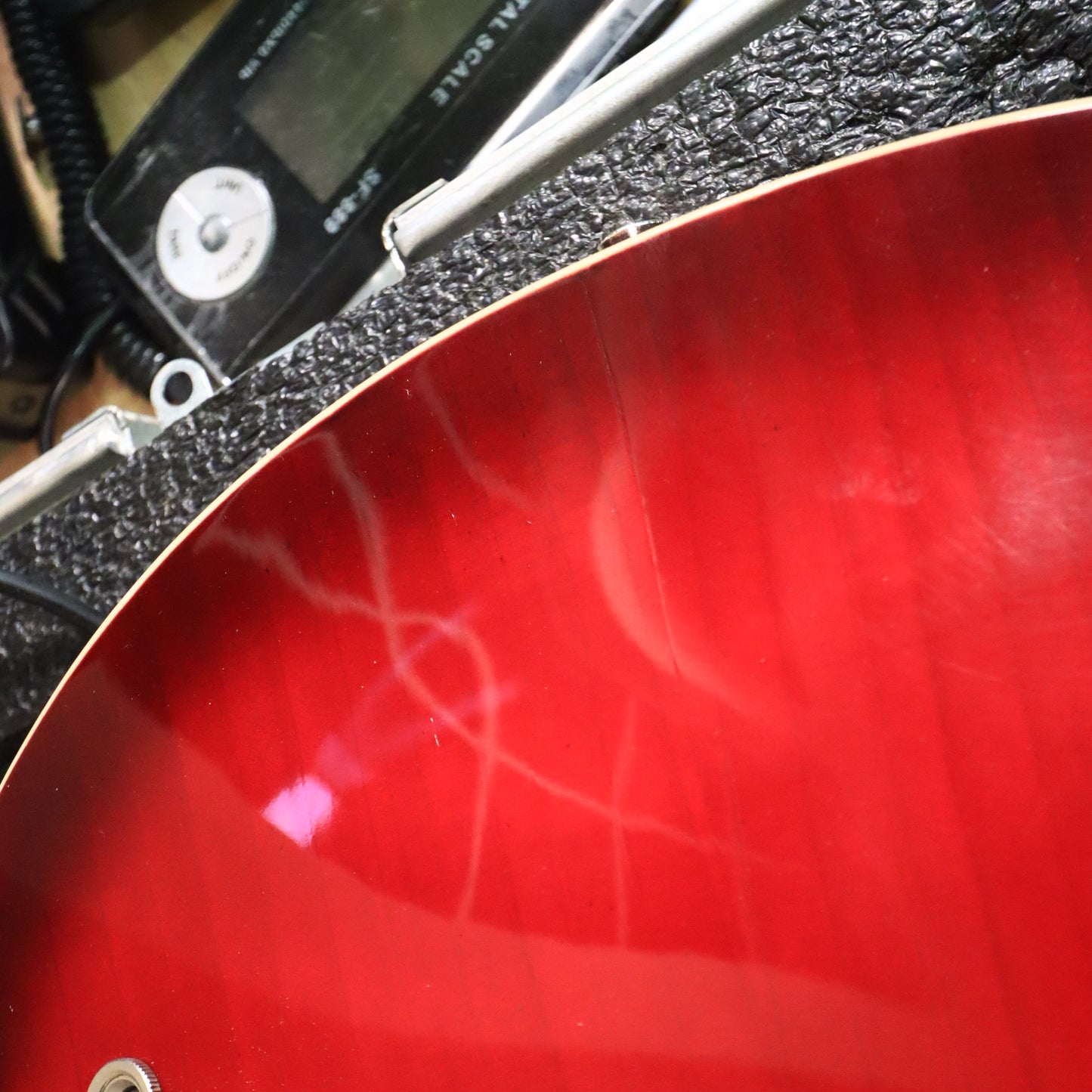 2010 Gene Baker b3 Water Semi-Hollow Mahogany Neck Crimson Burst