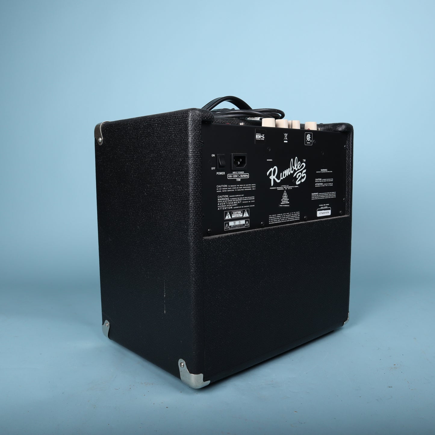 Fender Rumble 25 v3 1x8" 25-Watt Bass Combo Amplifier