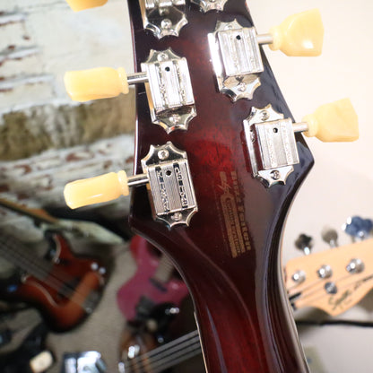 2010 Gene Baker b3 Water Semi-Hollow Mahogany Neck Crimson Burst