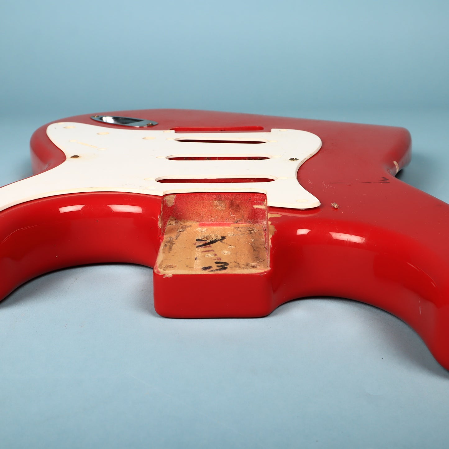 1994 Squier Stratocaster Ferrari Red Guitar Body w/ Pickguard