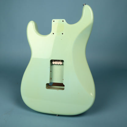 80's Chandler Industries Stratocaster Guitar Body San Francisco USA Surf Green