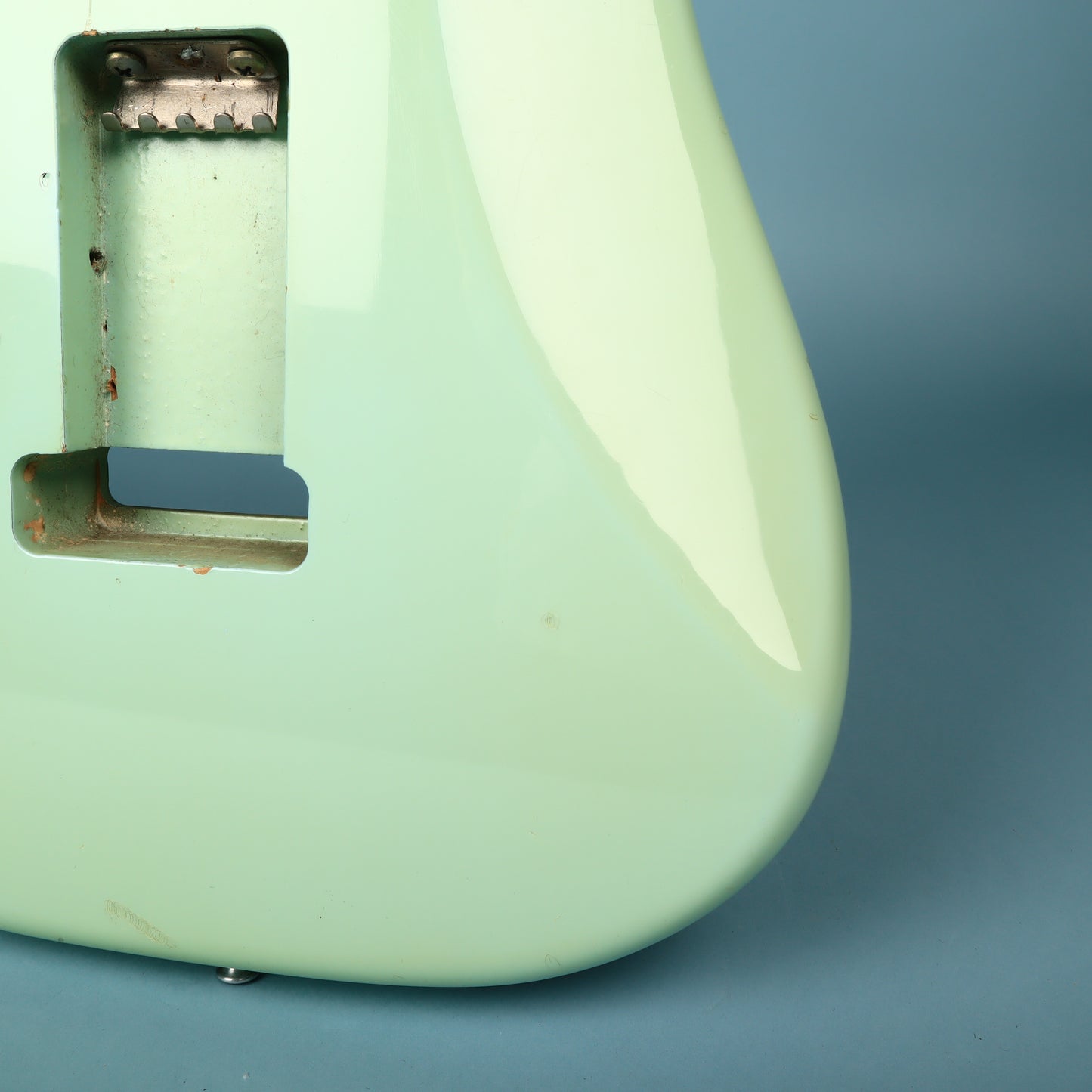 80's Chandler Industries Stratocaster Guitar Body San Francisco USA Surf Green