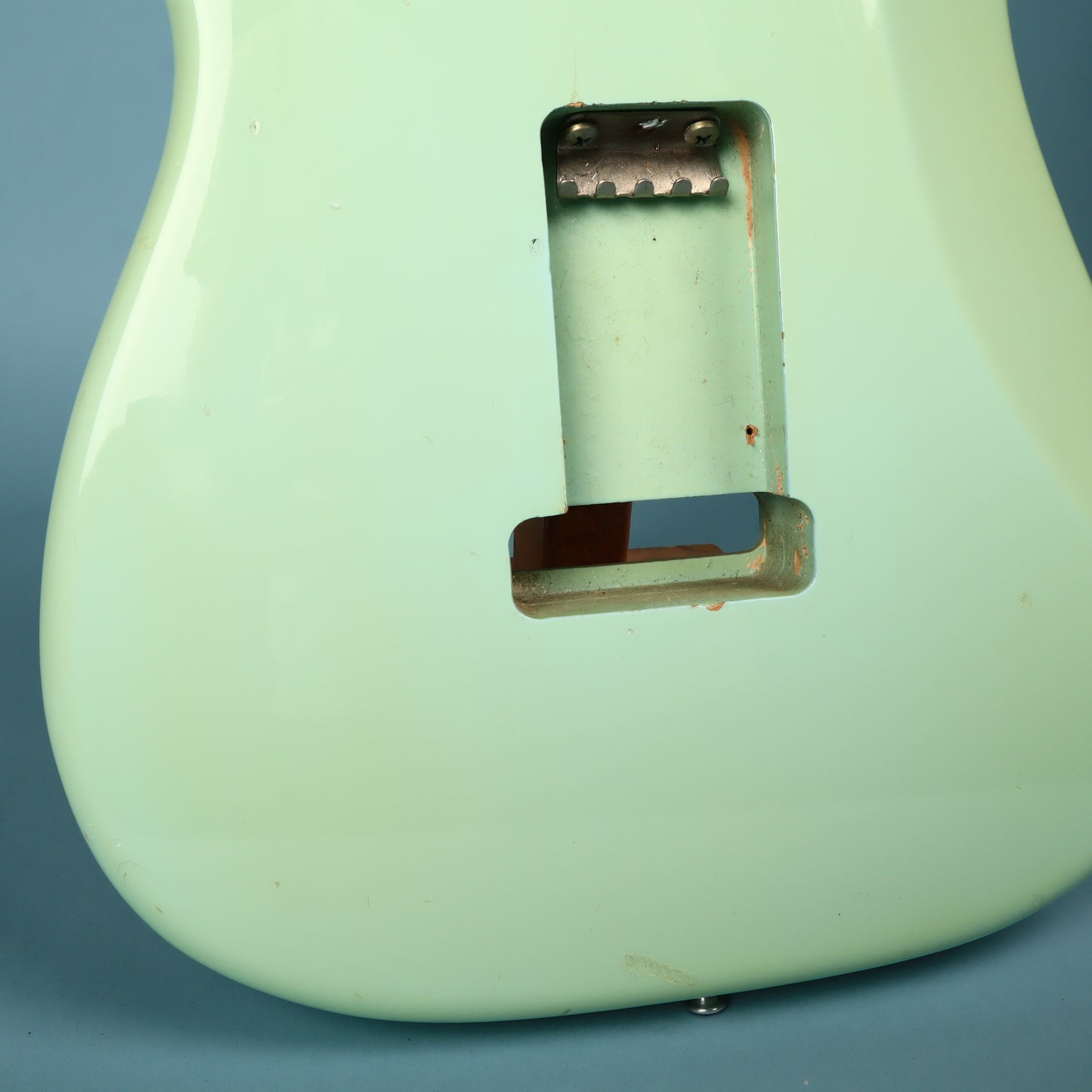 80's Chandler Industries Stratocaster Guitar Body San Francisco USA Surf Green