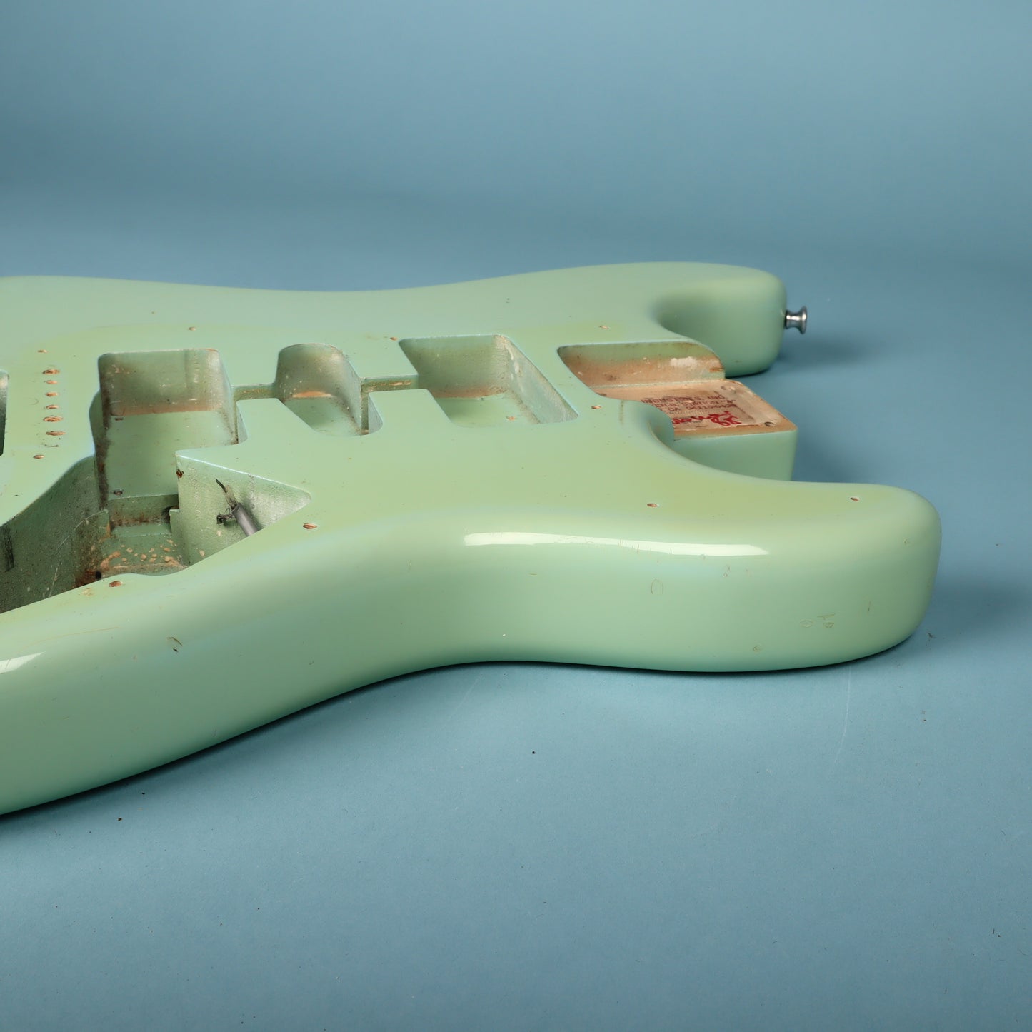 80's Chandler Industries Stratocaster Guitar Body San Francisco USA Surf Green