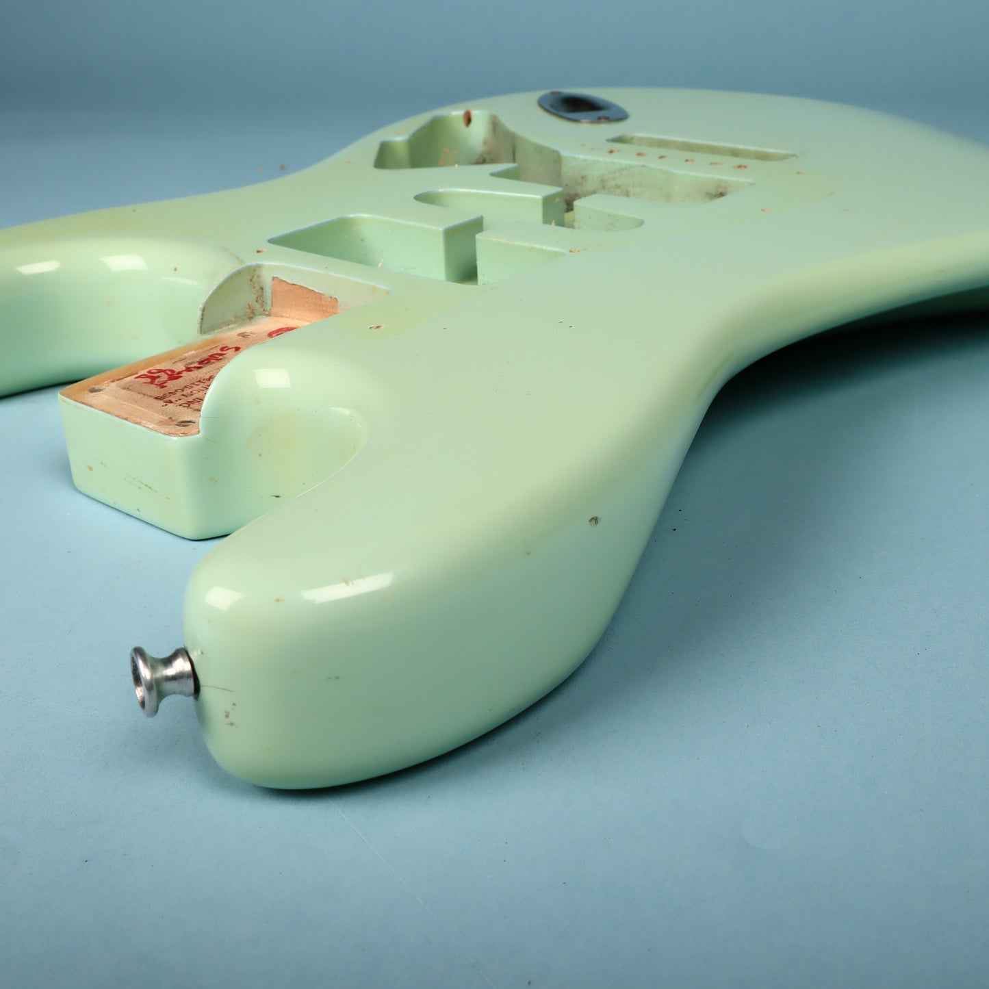 80's Chandler Industries Stratocaster Guitar Body San Francisco USA Surf Green