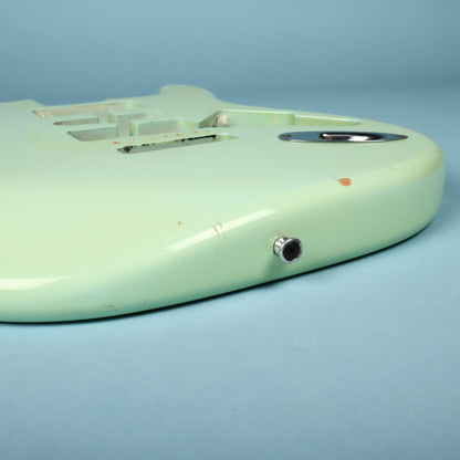 80's Chandler Industries Stratocaster Guitar Body San Francisco USA Surf Green