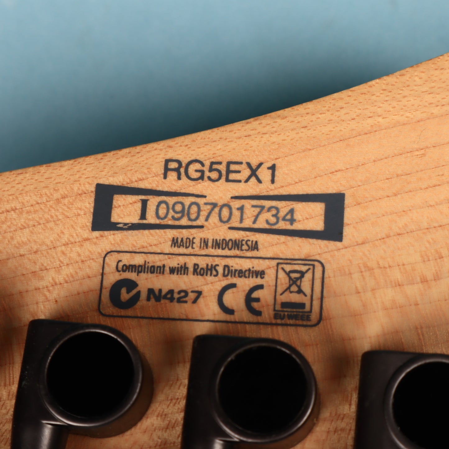 2000's Indonesian Ibanez RG5EX1 Wizard III 24 Fret Guitar Neck Floyd Ready