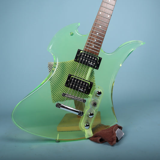 1999 BC Rich Mockingbird Transparent Green RARE