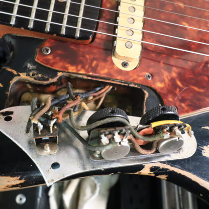 1963 Vintage Fender Jaguar Black Relic Electric Guitar