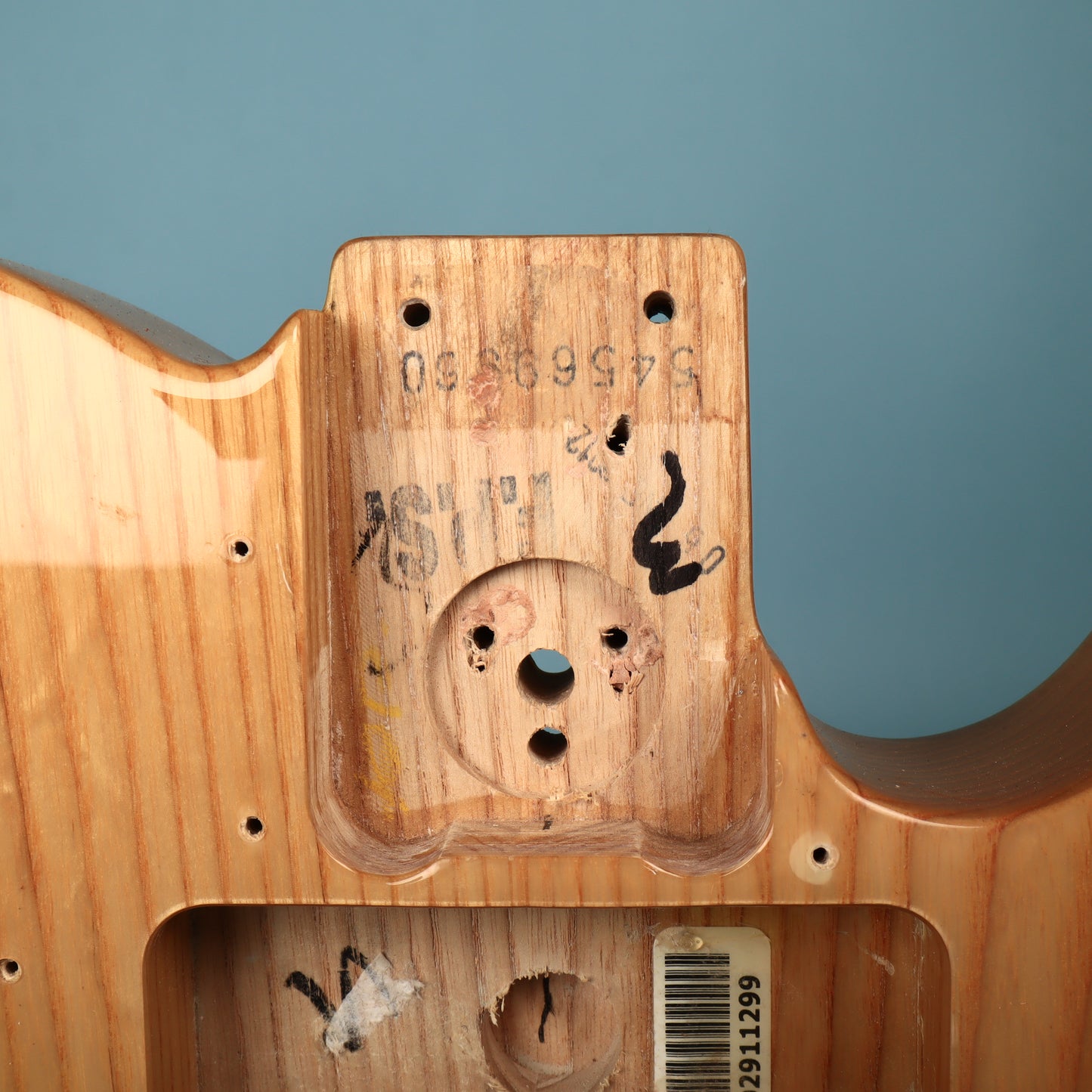 2012 Fender Telecaster Thinline MIM Natural Mexico Guitar Body