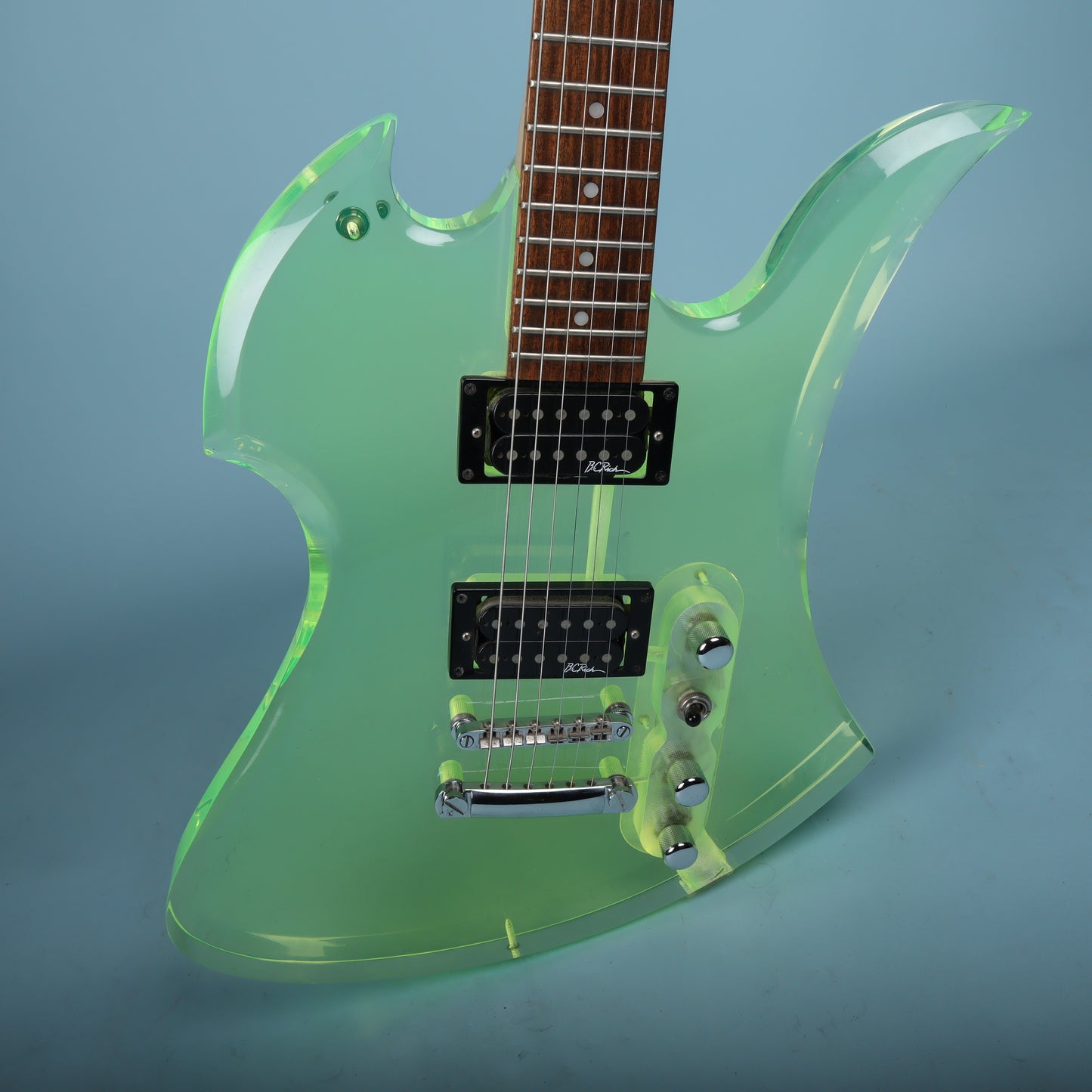 1999 BC Rich Mockingbird Transparent Green RARE