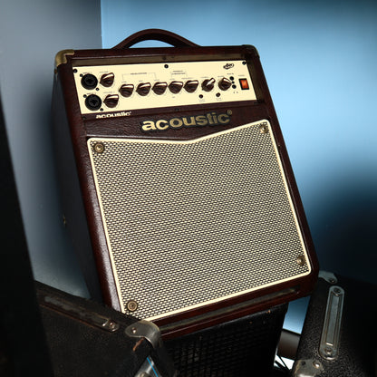 Acoustic A20 Amplifier 20W Portable Guitar Amp Combo Reverb EQ Chorus Direct Out