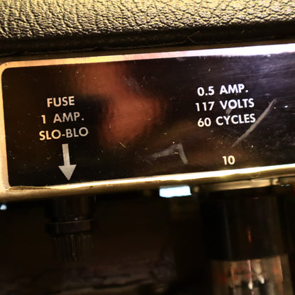 1973 Vintage Fender Champ Silverface Tube Guitar Amp